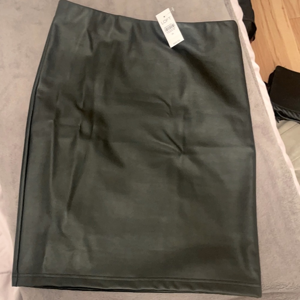 Leather Pencil Skirt